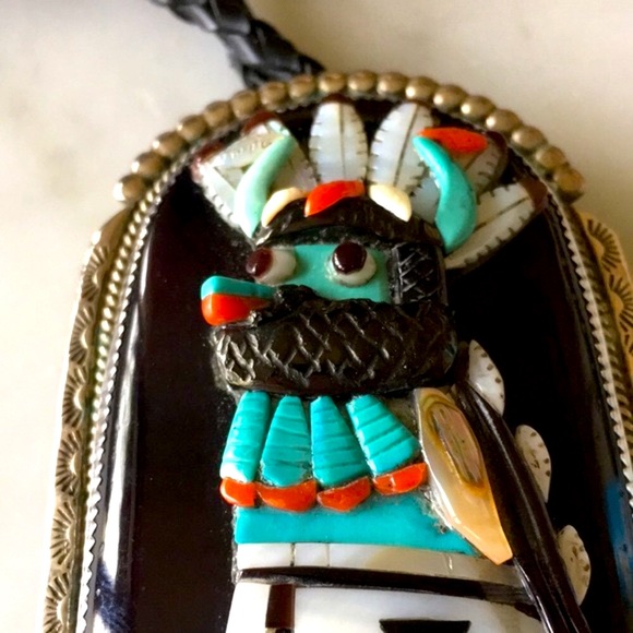 Vintage Beverly & Augustine Pinto Mudhead Bolo - Picture 3 of 16